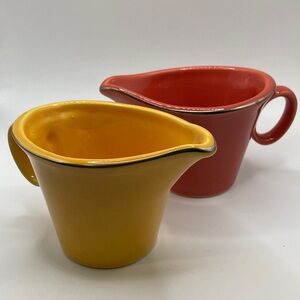 Kiss That Frog Ceramic Creamer Cups - Set of 2